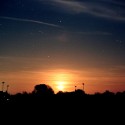 Moonrise, 60 sec exp. / Kodak Ektar